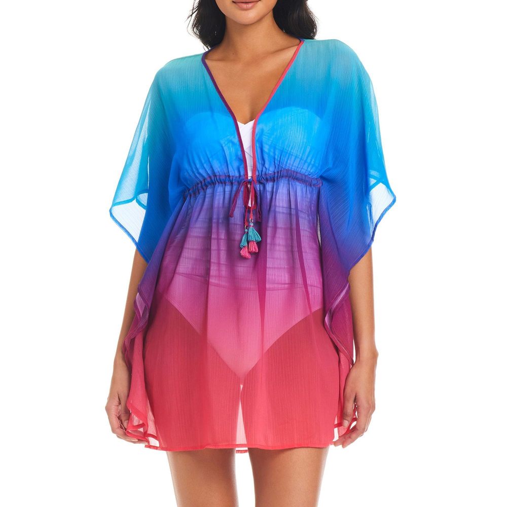 Bleu Rod Beattie Heat Of The Moment Caftan Cover-Up L Multicolor